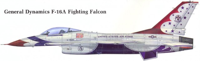 F-16A Thunderbirds